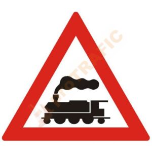 Indicator rutier avertizare A42 Trecere la nivel cu o cale ferata fara bariere