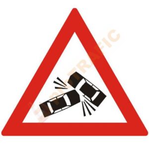 Indicator rutier avertizare Accident A33