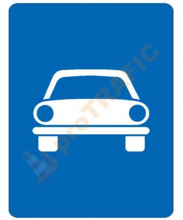 Indicator rutier de informare G17 Drum pentru autovehicule