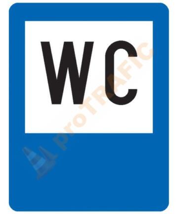 Indicator rutier de informare G32 WC public