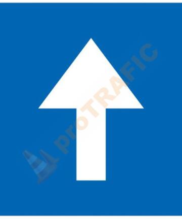 Indicator rutier de informare G4 Sens unic
