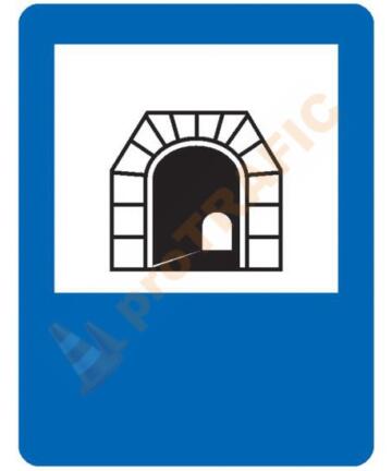 Indicator rutier de informare G42 Tunel