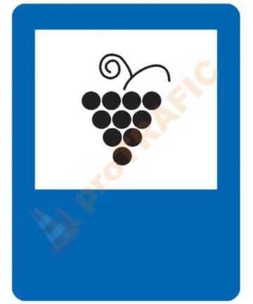 Indicator rutier de informare G53 Centru Viticol