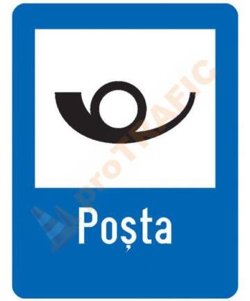 Indicator rutier de informare G55 Posta