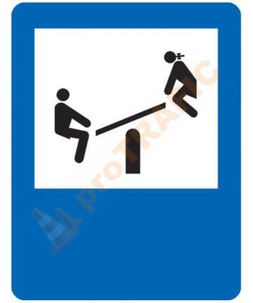 Indicator rutier de informare G57 Loc de joaca pentru copii