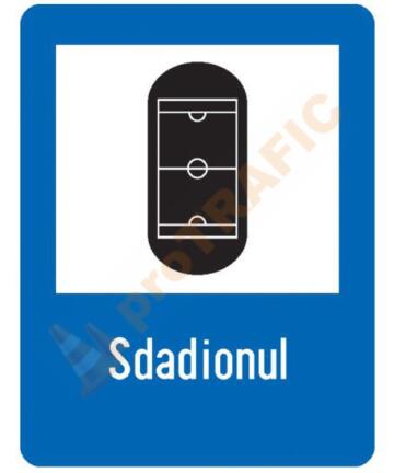 Indicator rutier de informare G58 Stadion
