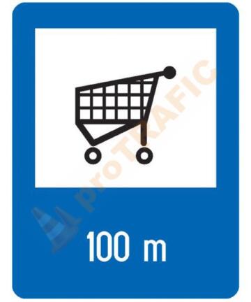 Indicator rutier de informare G59 Supermarket