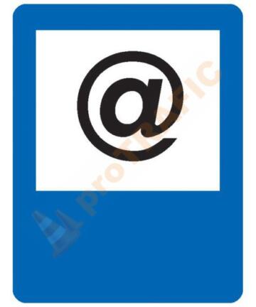 Indicator rutier de informare G60 Acces Internet