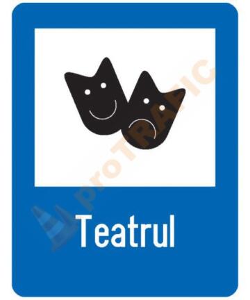 Indicator rutier de informare G61 Teatru