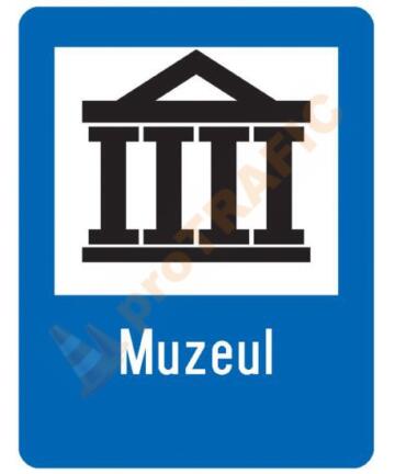 Indicator rutier de informare G62 Muzeu
