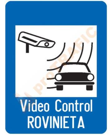 Indicator rutier de informare G82 Videocontrol Rovigneta