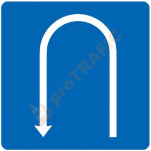 Indicator rutier de informare G83 Zona de intoarcere