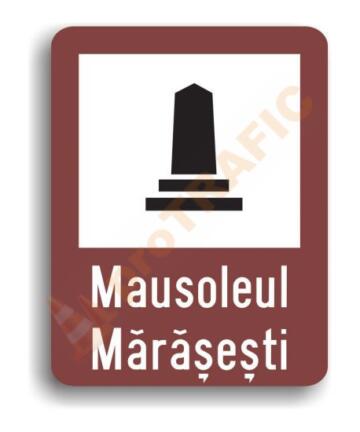 Indicator rutier de informare turistică T3 Monument