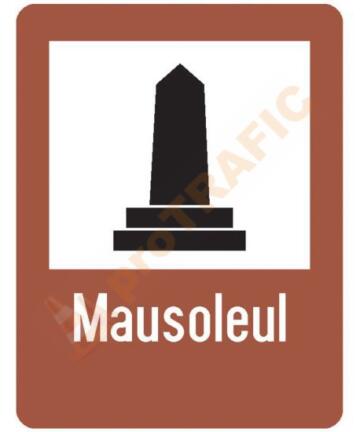 Indicator rutier de informare turistica T3 Monument