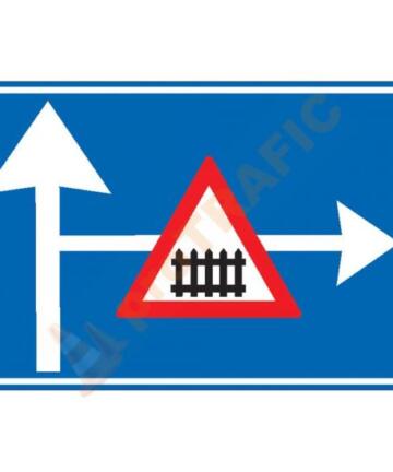Indicator rutier de orientare F12 Presemnalizarea unui loc periculos