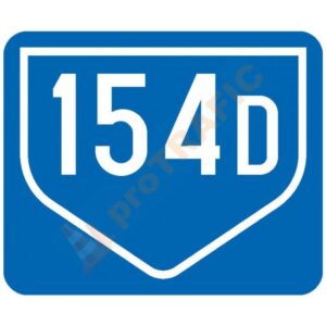 Indicator rutier de orientare F40 Drum judetean
