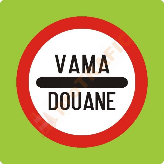 Indicator rutier interzicere sau restrictie C32 Vama