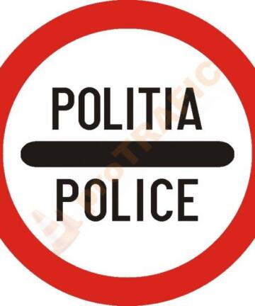 Indicator rutier interzicere sau restrictie C34 Control POLITIE