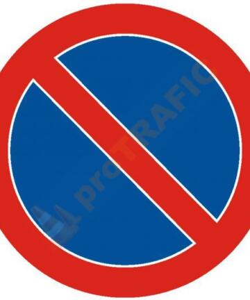 Indicator rutier interzicere sau restrictie C38 Stationarea interzisa