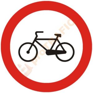 Indicator rutier interzicere sau restrictie C5 Accesul interzis bicicletelor