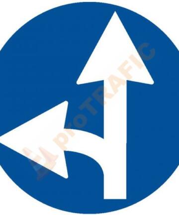 Indicator rutier obligare D4 Inainte sau la stanga