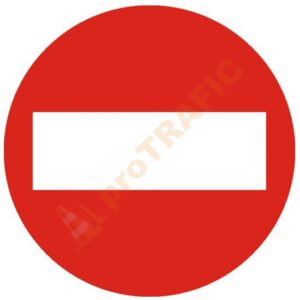 Indicator rutier temporar U14 Accesul interzis