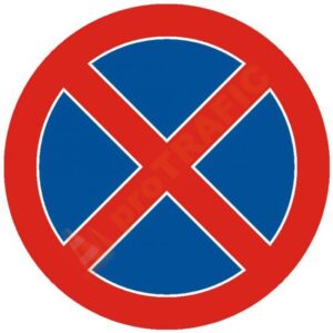 Indicator rutier temporar U20 Oprirea interzisa