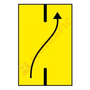 Indicator rutier temporar U34 Terminarea abaterii temporare