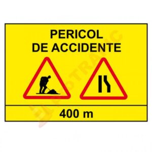 Indicator rutier temporar U43 Presemnalizarea unui sector cu circulatia alternanta