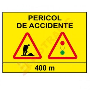 Indicator rutier temporar U44 Presemnalizarea unui sector cu circulatia alternanta