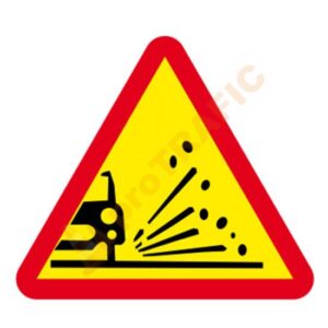 Indicator rutier temporar U7 Improscare cu pietris