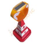 Kit con rutier 600 mm cu Lampa solara galbena