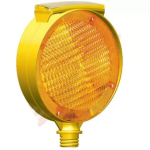 Lampa pentru semnalizare lucrari galbena