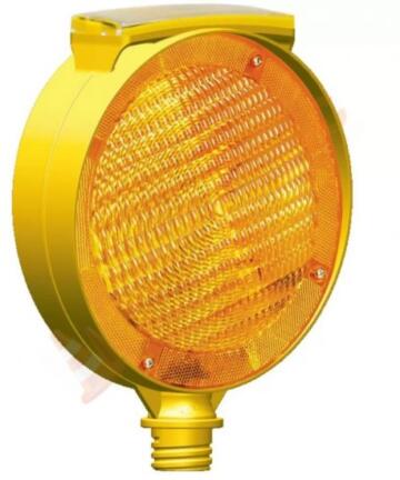 Lampa pentru semnalizare lucrari galbena