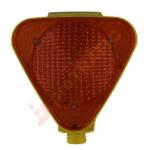 Lampa solara pentru semnalizare galbena
