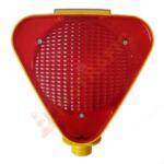 Lampa solara pentru semnalizare rosie
