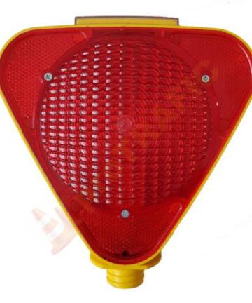 Lampa solara pentru semnalizare rosie