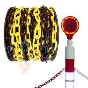 Lant plastic Galben Negru 25 m