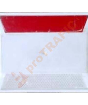 Marker plastic alb rosu
