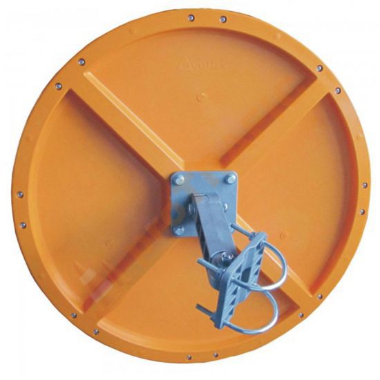 Oglinda rutiera 300 mm rotunda portocalie DGA50 3