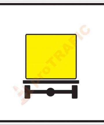 Panou aditional P31 Vehicule care transporta marfuri periculoase