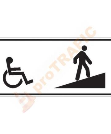 Panou aditional P44 Rampa pentru persoane cu handicap locomotor