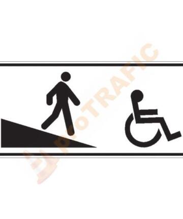 Panou aditional P45 Rampa pentru persoane cu handicap locomotor