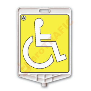 Parcare pentru persoane cu handicap - Indicator rutier din plastic