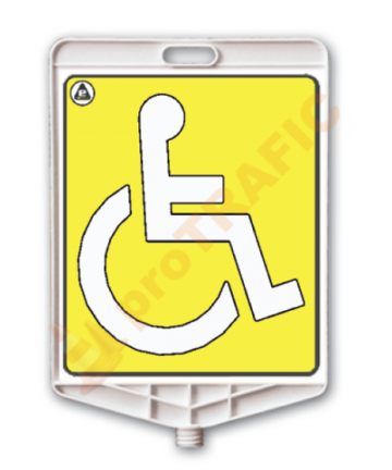Parcare pentru persoane cu handicap - Indicator rutier din plastic
