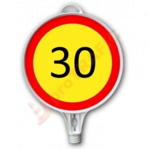 Semne circulație plastic - Limitare viteză 30km