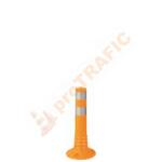 Stalp galben 450mm din cauciuc pentru delimitare zone