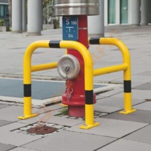 Suport metalic de protectie pentru stalpi
